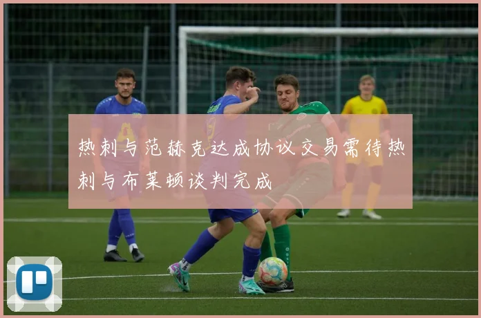 热刺与范赫克达成协议交易需待热刺与布莱顿谈判完成